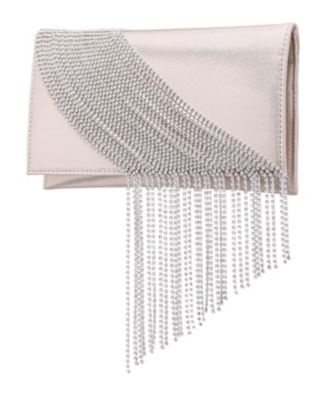 Crystal Chain Slim Envelope Clutch