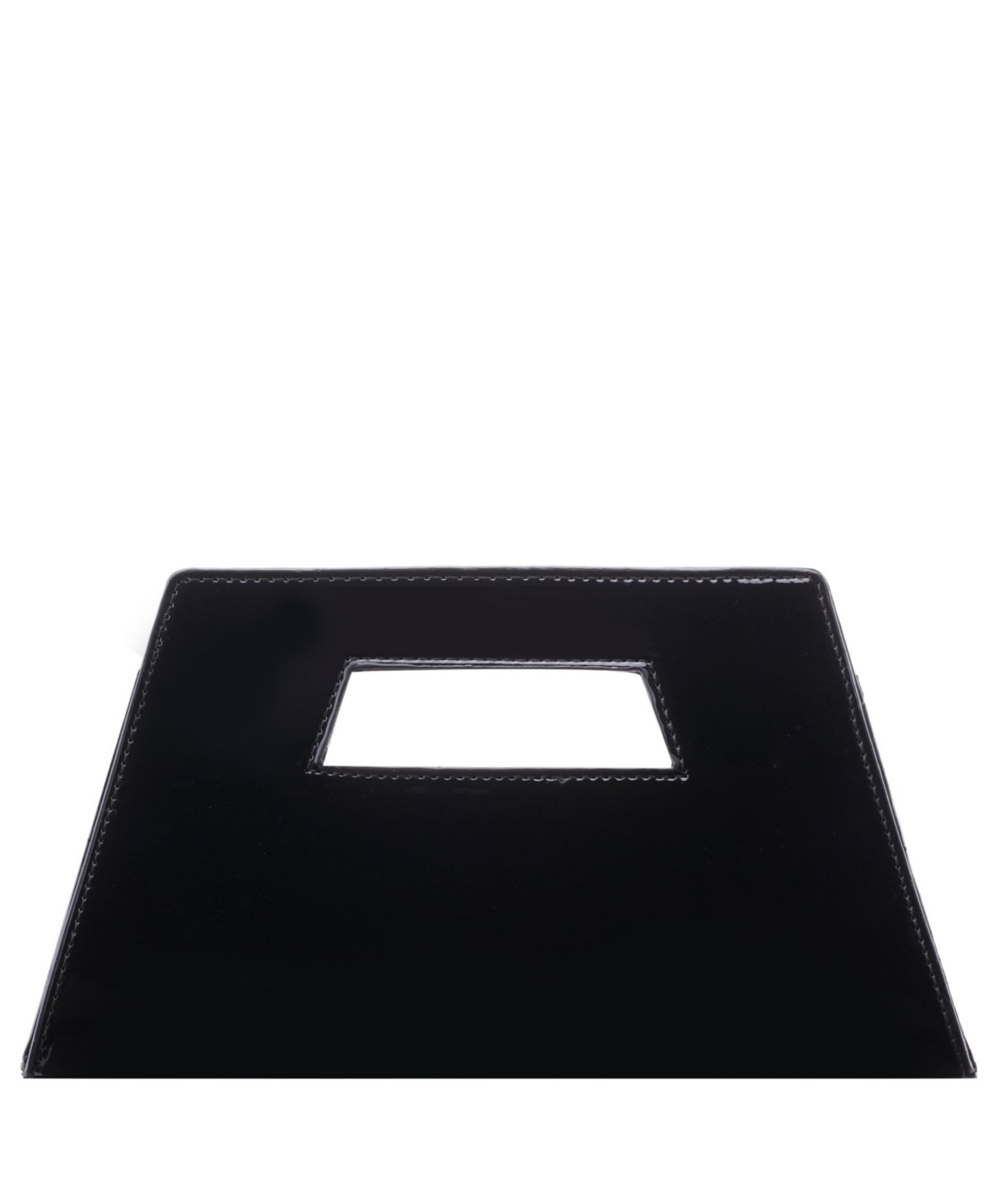 Женский клатч Nina Cut Out Handle Trapezoid Clutch, цвет: Серебряный — фото 9