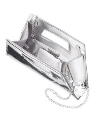 Cut Out Handle Trapezoid Clutch