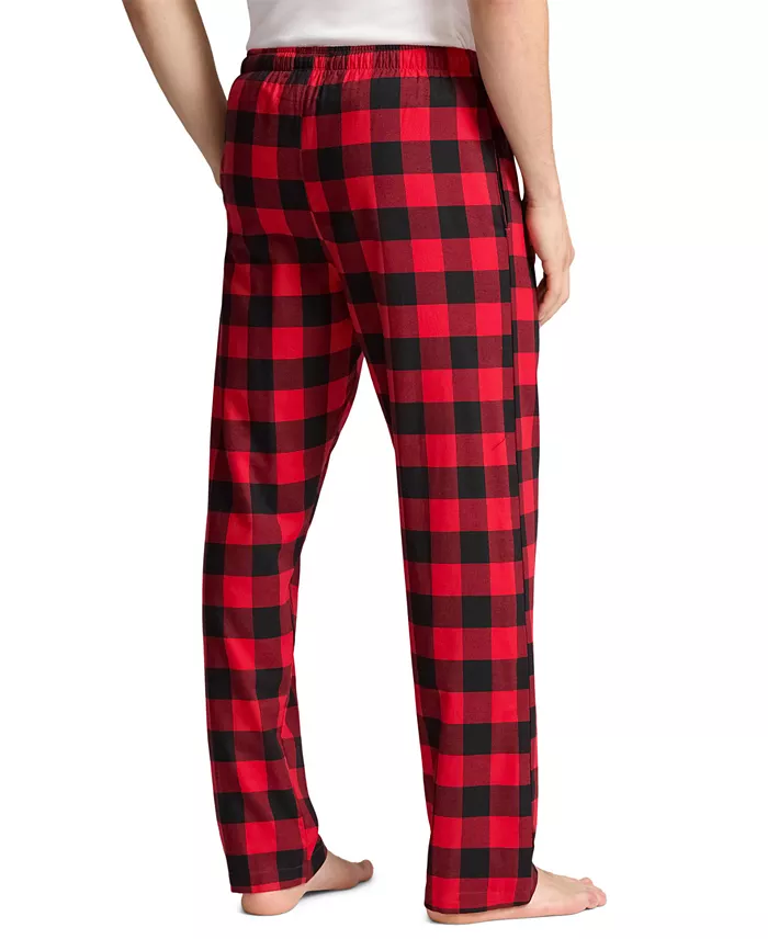Men's Plaid Flannel Pajama Pants - thumbnail 2
