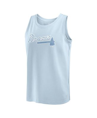Men's Light Blue Atlanta Braves Elements Tank Top