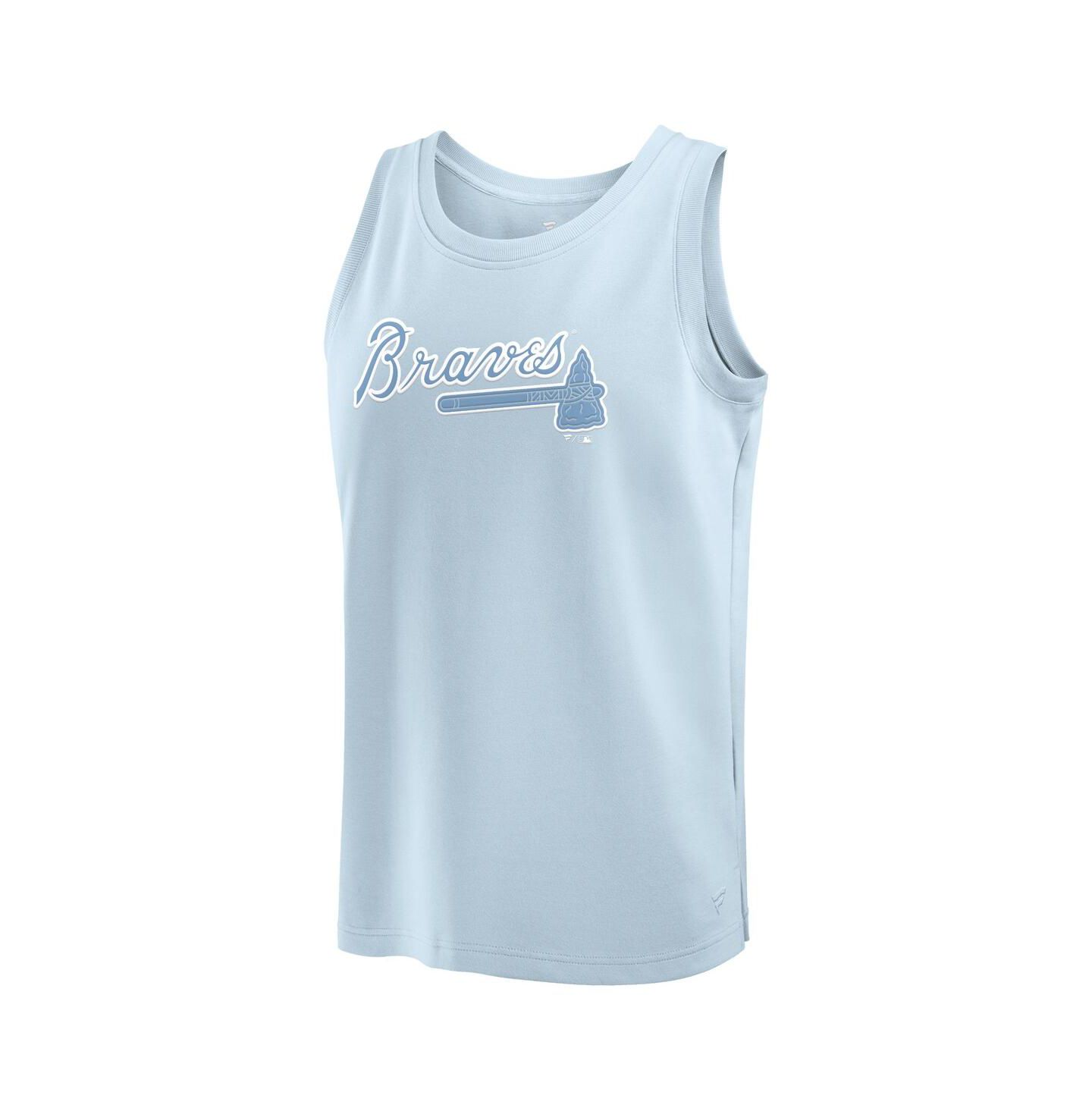 Мужской топ Fanatics Light Blue Atlanta Braves Elements — фото 2