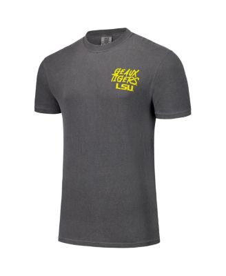 Men's and Women's Black LSU Tigers Hyper Local Large Mascot Stadium T-Shirt