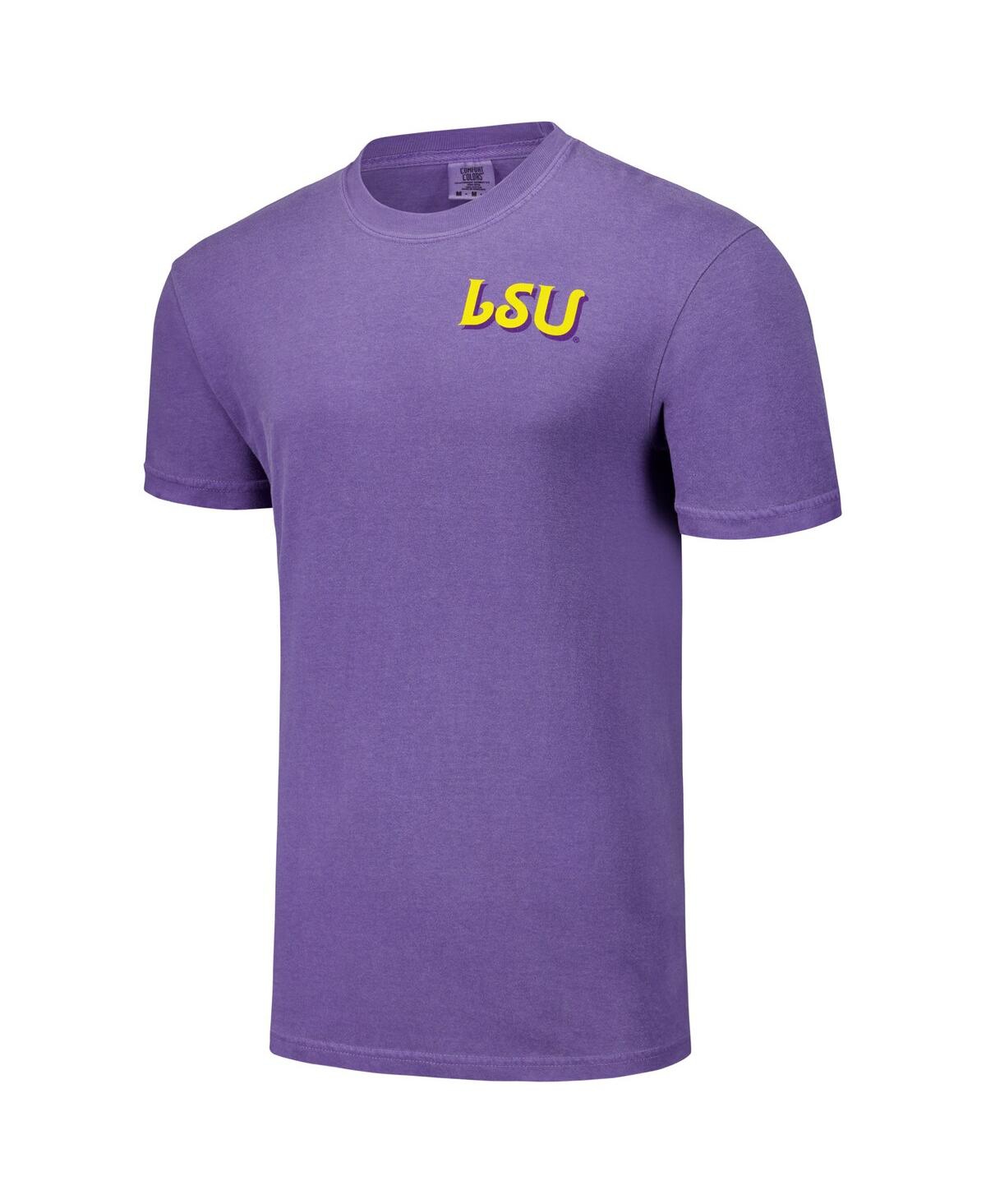 Image One Men's And Women's Purple Tcu Horned Frogs Hyper Local Welcome To Campus T-shirt In Purple
