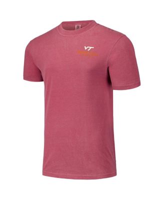 Men's and Women's Maroon Virginia Tech Hokies Scenic Comfort Colors T-Shirt