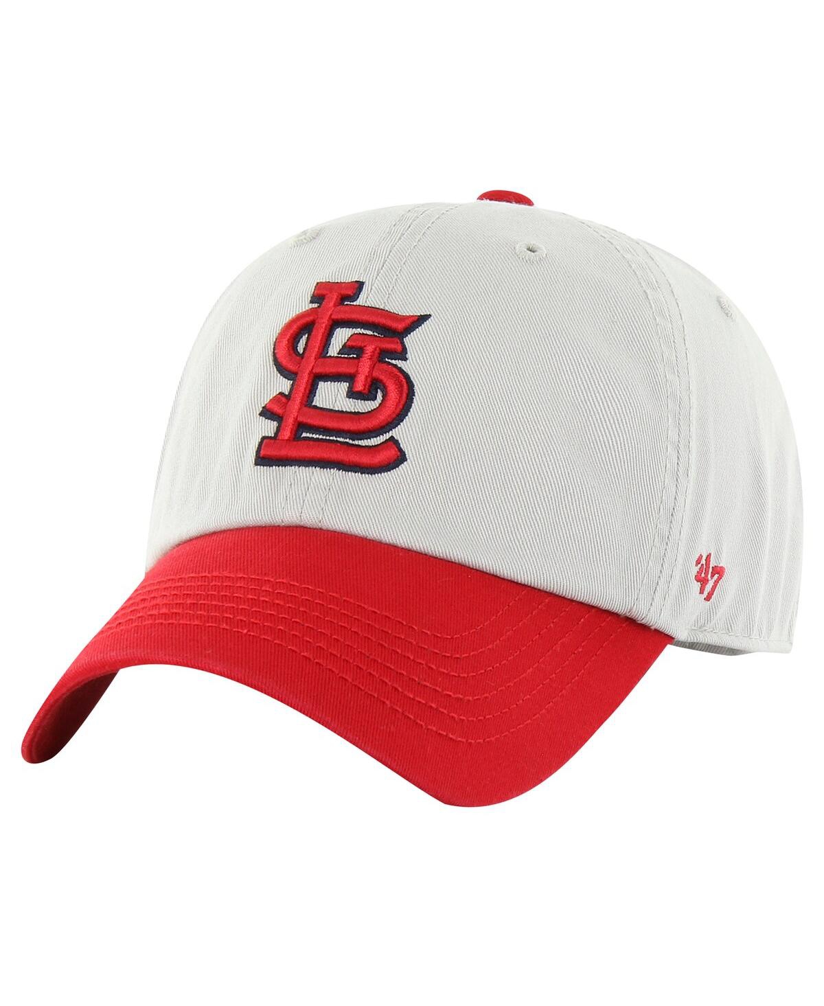 '47 Brand Men's Gray/Red St. Louis Cardinals Sure Shot Classic Franchise Hat