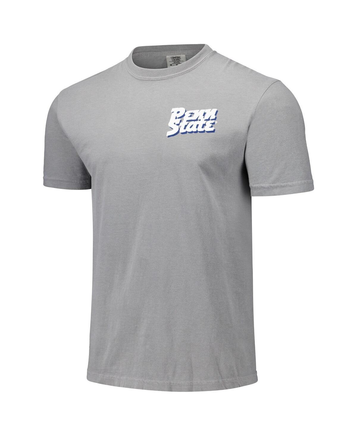 Image One Men's And Women's Gray Penn State Nittany Lions Hyper Local Creamery Checkerboard T-shirt In Gray