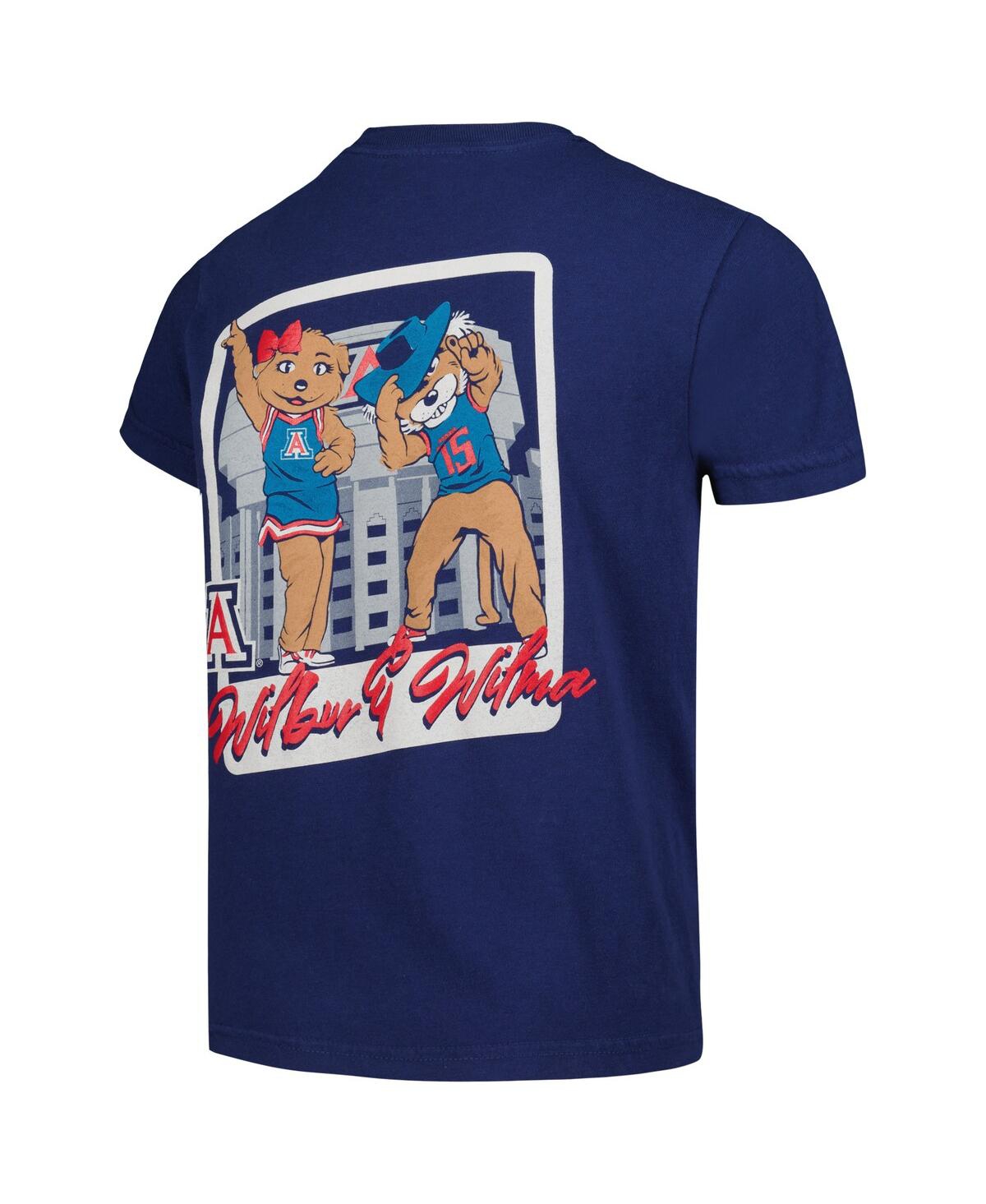 Image One Big Boys and GirlsArizona Wildcats Hyperlocal Comfort Colors T-Shirt - Navy