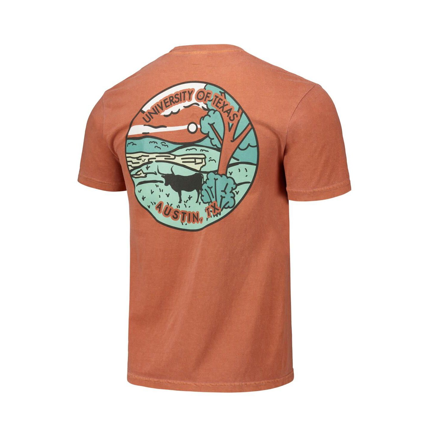 Футболка Image One Burnt Orange Texas Longhorns Scenic Comfort Colors — фото 3