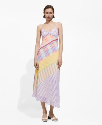 Mango Women's Printed Strap Dress - Macy's