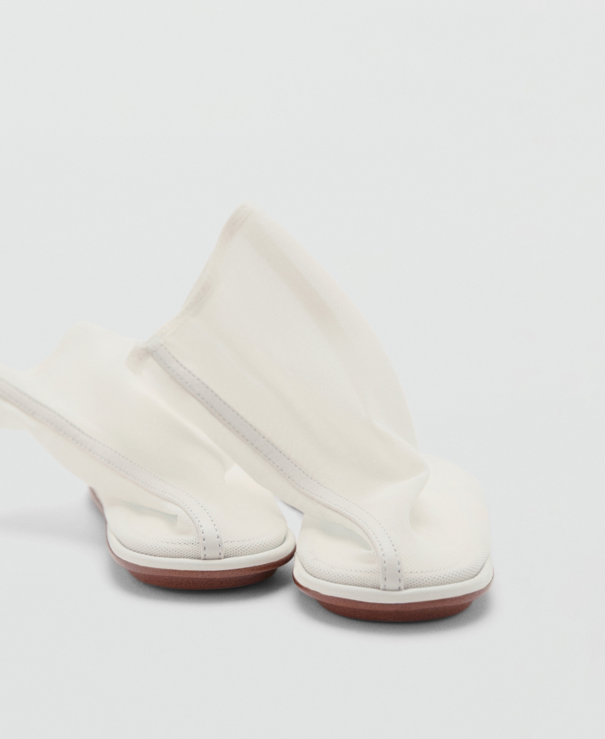 Mango Women's Mesh High Top Shoes In White