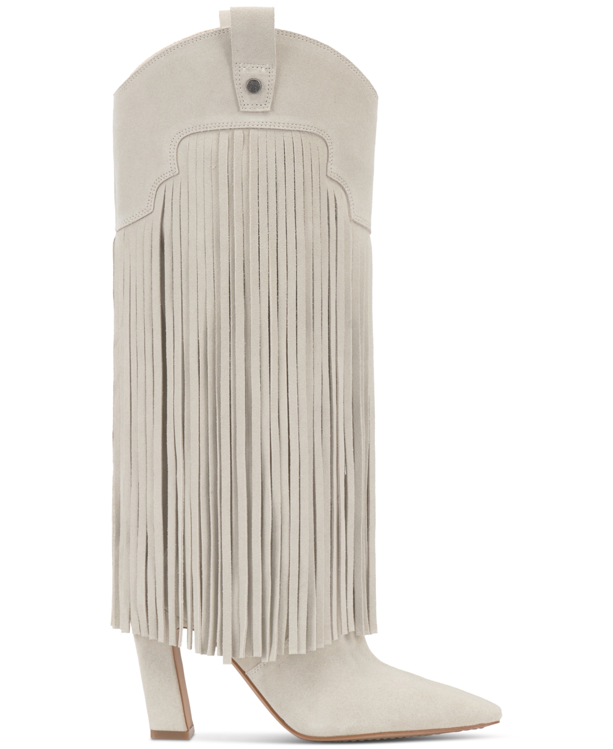 Vince Camuto Women's Shela Extra Wide-Calf Fringe Cowboy Boots