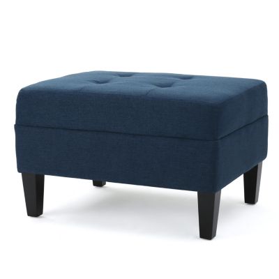 Cozy Ottoman With Birch Wood Legs For Comfort And Style