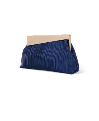 Woman's Haven Satin Jacquard Pouch Clutch Handbag
