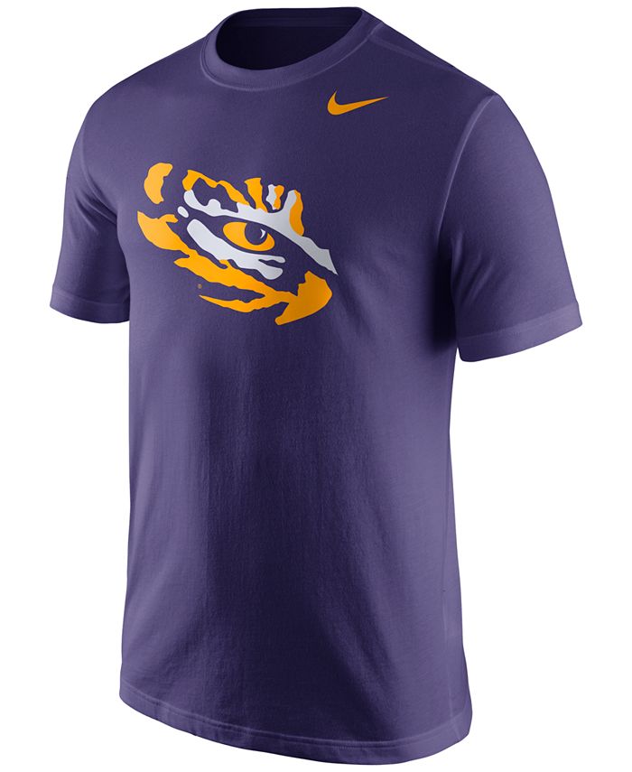 Nike Men's LSU Tigers Logo T-Shirt - Macy's
