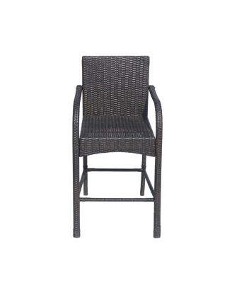 Streamdale Cascada Outdoor Wicker Barstools (Set Of 2)