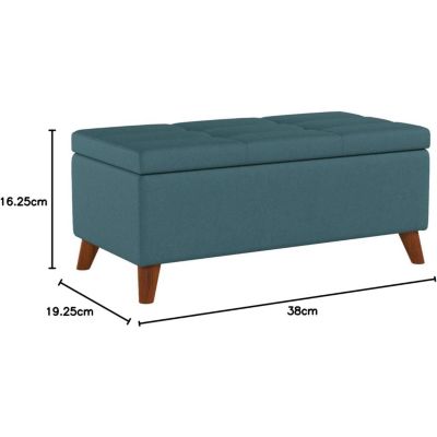 Traditional Storage Ottoman Bench With Lift Top
