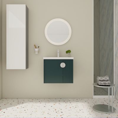 Streamdale 24" Wall-Mounted Vanity with Soft-Close Doors