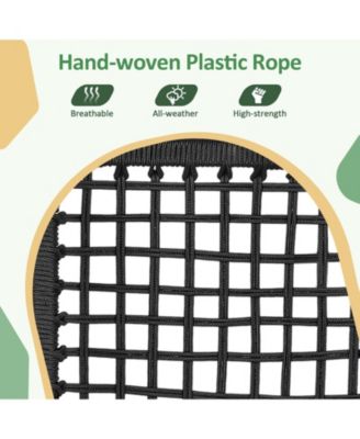 3 Pieces Acacia Wood Rocking Bistro Set