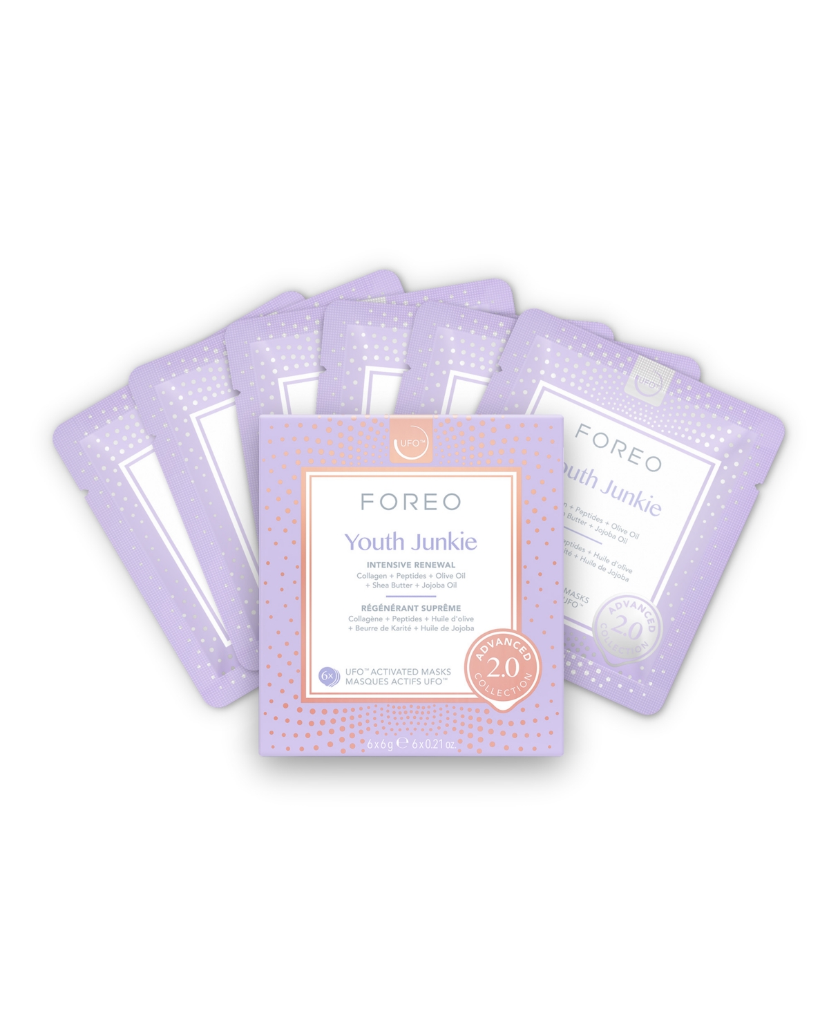 Foreo 2.0 Ufo Youth Junkie Mask 6x6g