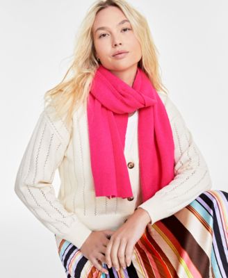On 34th - Women's Solid Multi-Stitch Scarf