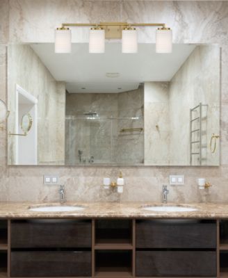 Leavenworth 33" Metal 4 Light Vanity