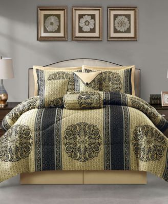 Myhand Medallion 7-Pc. Comforter Set, Queen