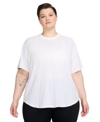 Nike - Plus Size One Relaxed Dri-FIT Shorts-Sleeve Top