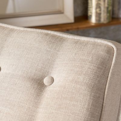 Mid-Century Modern Button-Tufted Upholstered Recliner