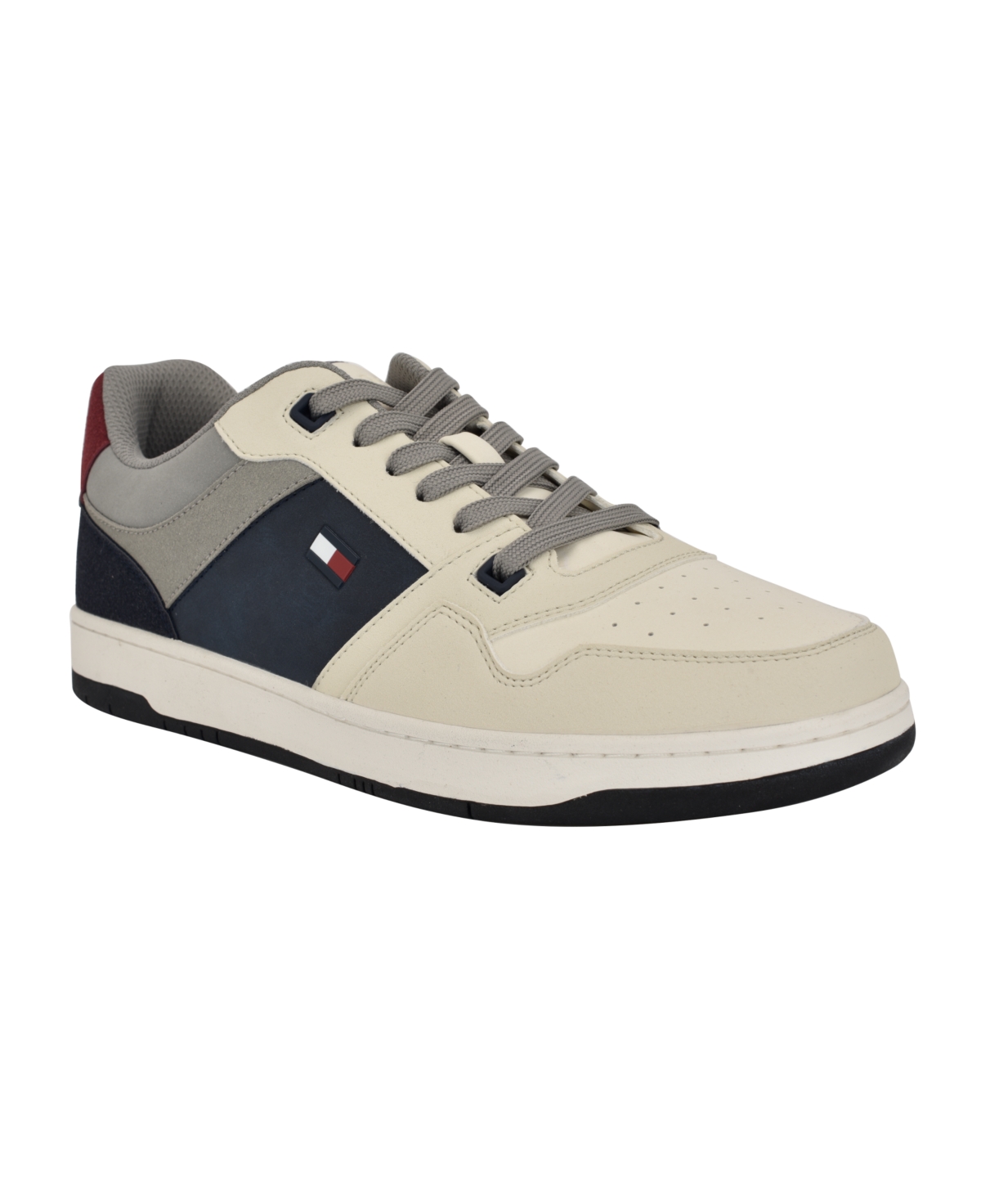 Men's Trane Fashion Lace Up Sneakers - Light Grey/Cream Multi