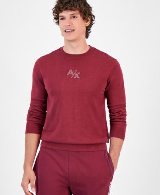 A|X Armani Exchange - Men's Long Sleeve Logo Crewneck Sweater