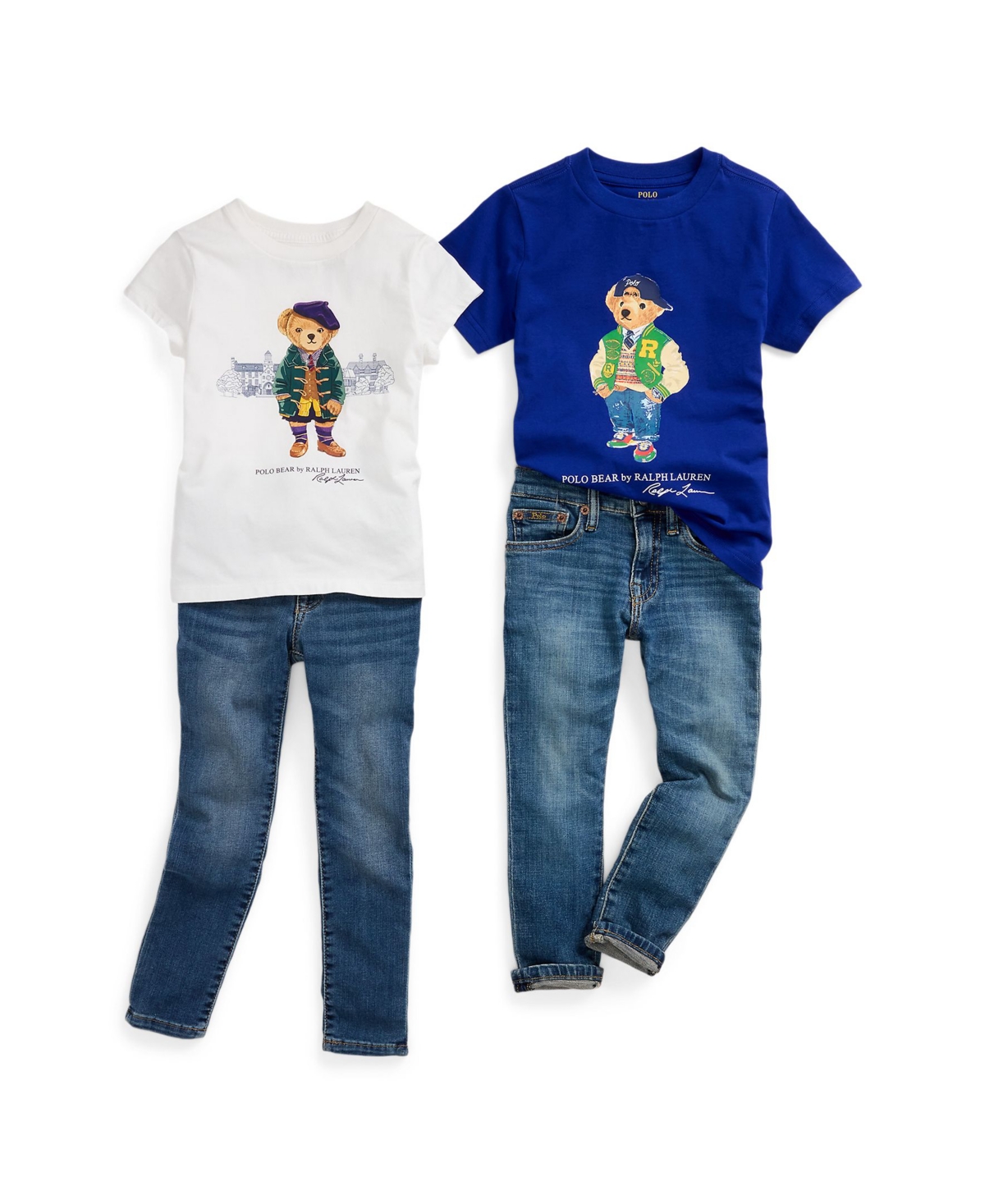 Polo Ralph Lauren Toddler and Little Boys Polo Bear Cotton Jersey Tee