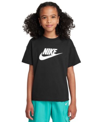 Nike - Big Girls Sportswear Cotton Logo Graphic T-Shirt