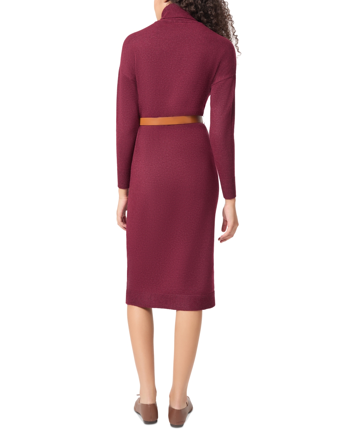 JONES NEW YORK PETITE TURTLENECK SWEATER DRESS 