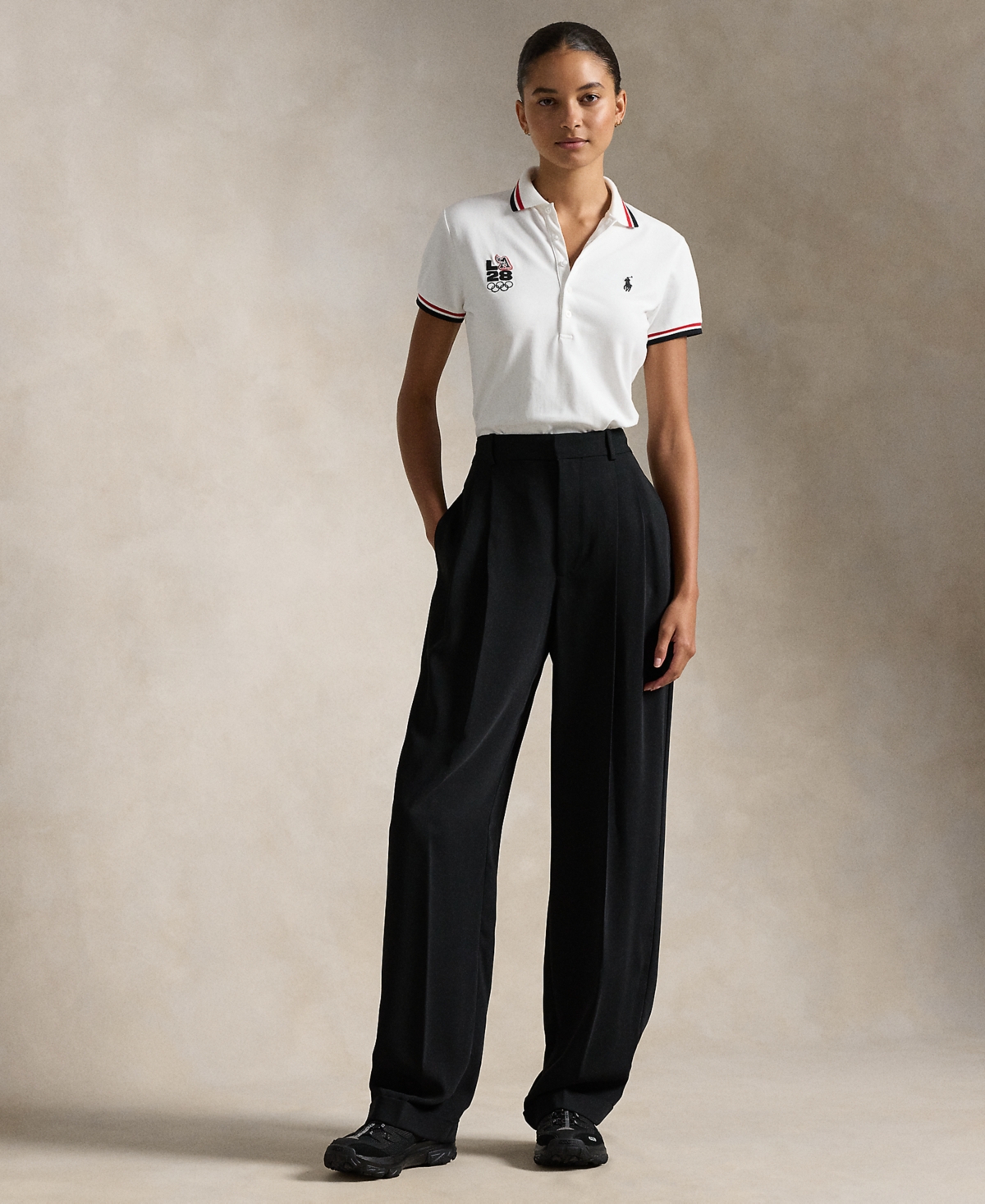 Polo Ralph Lauren Women's LA28 Olympic Mesh Polo Shirt