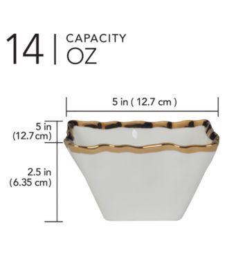 Regency Square Snack Bowls, Set of 4