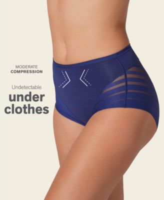 Women's Lace Stripe Undetectable Classic Shaper Panty 012903