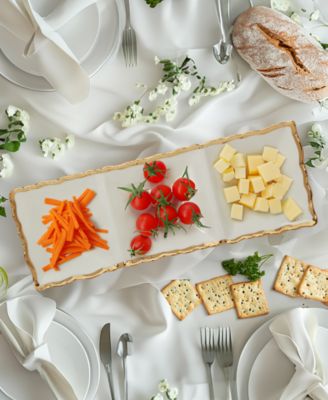 Regency 3-Section Porcelain Tray