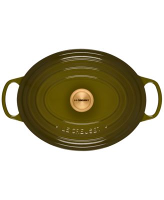 6.75-Qt. Signature Enameled Cast Iron Oval Dutch Oven