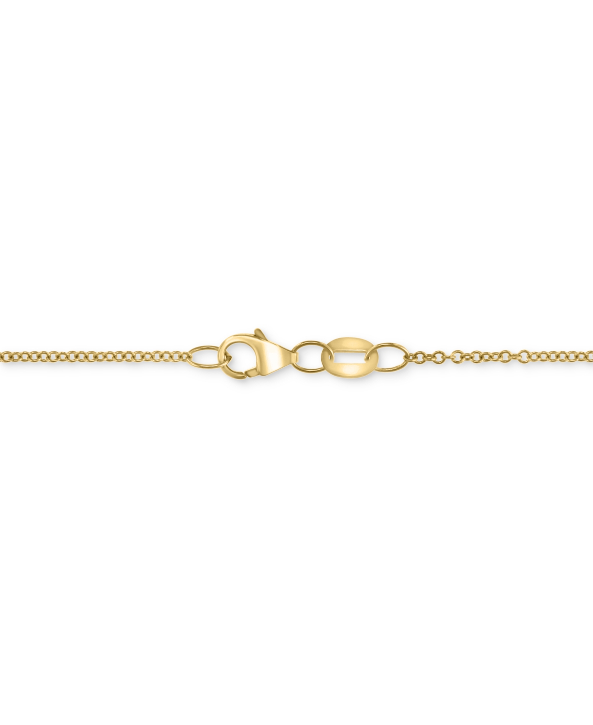 Effy Collection Effy Diamond Star Of David 18" Pendant Necklace (1/4 Ct. T.w.) In 14k Gold In Yellow Gol