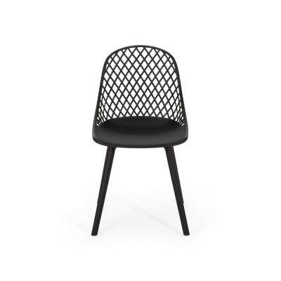 Streamdale Lily Modern Outdoor Dining Chair With Diamond Mesh