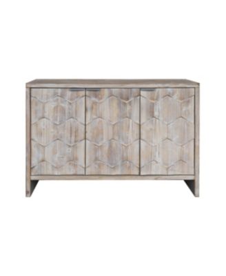 Streamdale 3 Door Wooden Accent Cabinet Sideboard Buffet