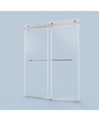 56-60" Double Sliding 10mm Tempered Glass Soft-Close Shower Door