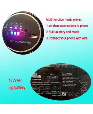 Streamdale Electric Motorcycle with Lightting Wheels