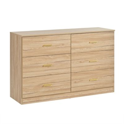 Classic 6-Drawer Dresser Ample Storage, Modern Style