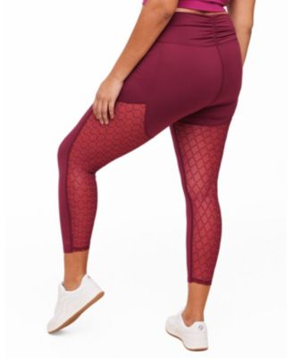 Plus Size Lotus Lotus 7/8 High Rise Legging
