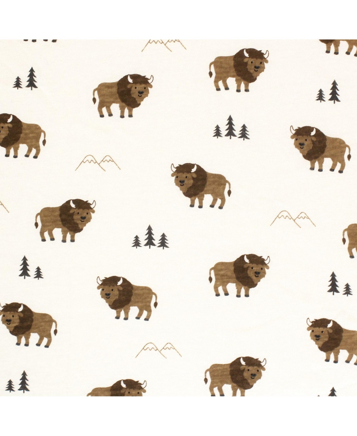 Hudson Baby Infant Boy Cotton Toddler Pillow Case, Wild Buffalo, One Size