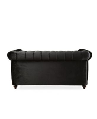 59" Velvet Loveseat Sturdy Pine Frame, Luxurious Comfort