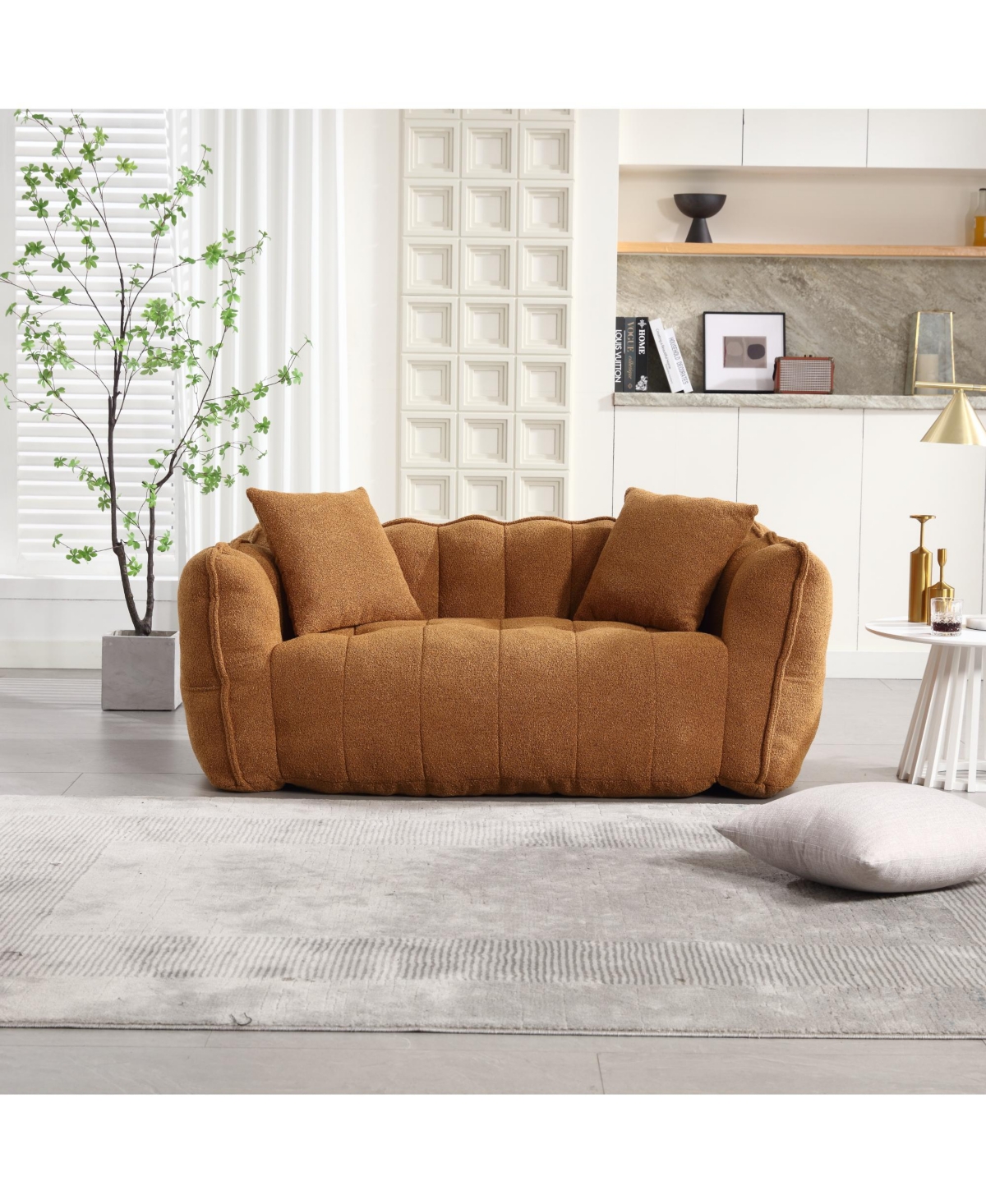 Simplie Fun Cozy Beanbag Chair: Comfort for Two