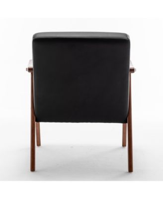 Streamdale  Single Unit  Upholstered Fabric  Wingback Design, Mid-Century Modern Style Accent Chair